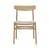 Chaise CH23 bois naturel / Hans J. Wegner, 1950 - Corde de papier - CARL HANSEN & SON