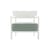 Poltrona imbottita Cara OUTDOOR x Liberty tessuto verde - Kartell