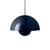 Suspension Flowerpot VP7 métal bleu / Ø 37 cm - By Verner Panton, 1969 - &tradition