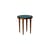 Table basse Puzzle bois bleu / Ø 40 x H 45 cm - Maison Sarah Lavoine