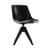 Chaise pivotante Flow / 4 pieds VN acier - MDF Italia