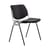 Chaise rembourrée DSC 106 tissu noir / Giancarlo Piretti, 1965 - ANONIMA CASTELLI