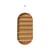 Oval Dorm Shelf natural wood / Utensil - W 54 x D 7 x H 110 cm - Ferm Living
