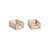 Lot de 2 paniers Colour Crate MINI plastique rose / 17 x 13 cm - Recyclé - Hay
