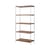 Scaffale Alima NDS6 legno marrone / 83 x P 38 x H 174 cm - &tradition