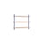Étagère Wall Shelving – ws.65.1 bois naturel / L 85 x H 65 cm x Prof. 17,5 cm - MOEBE