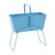 Jardinière Basket métal bleu haute / L 70 x H 84 cm - Fermob