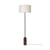 Lampadaire Gravity marbre rouge / Ø 50 x H 168 cm - Gubi