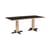 rechteckiger Tisch Toucan holz schwarz / 190 x 80 cm - KANN DESIGN