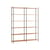 Shelving System – s.200.2.B Shelf natural wood / W 162 x H 200 x D 35 cm - MOEBE