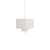 Sospensione Margin tessuto bianco / Ø 48 x H 34 cm - NEW WORKS