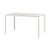Table rectangulaire Piave blanc / 140 x 80 cm - Stratifié texturé - NARDI