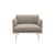 Fauteuil rembourré Outline tissu beige - Muuto