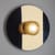 Applique In the sun Large oro metallo / Plafoniera - Ø 38 cm - DCW éditions