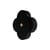 Patère Andrée bois noir Small / Ø 7 cm - Hartô