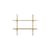 Regal PI holz natur / 2 Regalböden - Massive Eiche / B 100 x H 91 cm - Ethnicraft