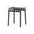Palissade Stool metal grey black H 45 cm  - R & E Bouroullec - Hay