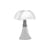 Minipipistrello LED Table lamp plastic material white / H 35 cm - Gae Aulenti, 1965 - Martinelli Luce