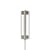 Applique con presa Eiffel Double metallo argento / H 50 cm - Frama 