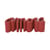 Banc Amore plastique rouge /  L 145 cm - Slide