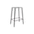 Barhocker Adam leder grau / H 65 cm - Indoor - Frama 