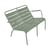 Bank mit Rückenlehne Luxembourg Duo metall grün / 2-Sitzer - L 119 cm - Fermob