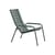 Poltrona lounge ReCLIPS materiale plastico verde / Braccioli metallo - Plastica riciclata - Houe