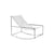 Rocking chair  tissu blanc OUTDOOR - valerie objects