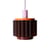 Suspension Gigi Siena marron n° 4 / Ø 18 x H 21 cm - Plastique recyclé, fabriqué en France - Warren & Laetitia