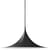 Suspension Semi métal noir / Ø 60 cm - Réédition 1968 - Gubi
