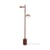 Okinawa LED Floor lamp wood brown / 2 adjustable diffusers - GOOD&MOJO