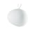 Gregg Media Pendant glass white Media - Foscarini