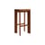 Tabouret haut Chisel 30 High bois marron / H 75 cm - Hay