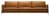 Sofa William leder braun / 3-Sitzer - L 266 cm - Zanotta