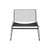 Fauteuil bas Hee métal noir - Hay