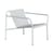 Fauteuil bas Panorama métal gris - TIPTOE