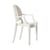 Fauteuil empilable Louis Ghost plastique blanc / Polycarbonate 2.0 - Kartell