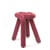 Gepolsterter Hocker Bold textil rot gepolstert / Stoff - Moustache