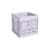 Korb Colour Crate Cube plastikmaterial violett / 29,5 x 29,5 x H 29 cm - Recycelt - Hay