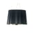 Pendelleuchte Gé Metallisé plastikmaterial schwarz gold / Ø 37 cm - Recyceltes Material - Kartell