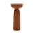 Table d'appoint Olo Colours - Bois laqué bois orange / Ø 30 x H 61 cm - Mogg