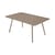 Tavolo rettangolare Luxembourg metallo beige / 165 x 100 cm - da 6 a 8 persone - Fermob
