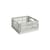 Colour Crate Basket plastic material grey Medium Square / 29.5 x 29.5 cm - Hay