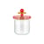 Contenitore ermetico Twergi vetro legno rosa / 75cl - Di Ettore Sottsass / Collezione Alessi 100 Values - Alessi