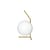 Lampe de table IC T1 Low verre or / Ø 20 x H 38 cm - Michael Anastassiades, 2014 - Flos