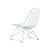 Wire Chair LKR Lounge armchair metal blue / Charles & Ray Eames, 1951 - Vitra