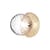 Applique salle de bains Liila 1 Medium / Plafonnier - Ø 14 cm / Verre facetté - NUURA