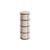 Bougie bloc Column cire multicolore / Ø 7 x H 20 cm - Hay