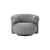 Drehsessel Burra Outdoor textil grau - Normann Copenhagen