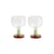 Bicchiere da vino Cantine vetro arancione / Set di 2 - & klevering